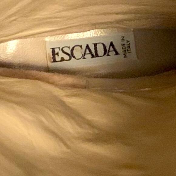 Vintage Escada Suede Boots purple ribbon detail 36.5 - Picture 8 of 8